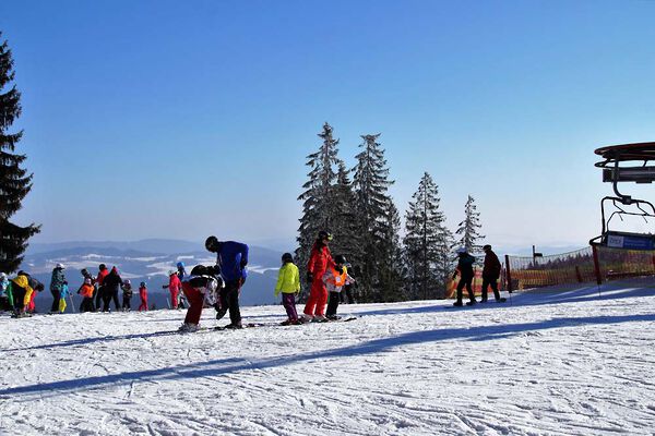 Ski-Areal Hochficht im Drei-Länder-Eck
